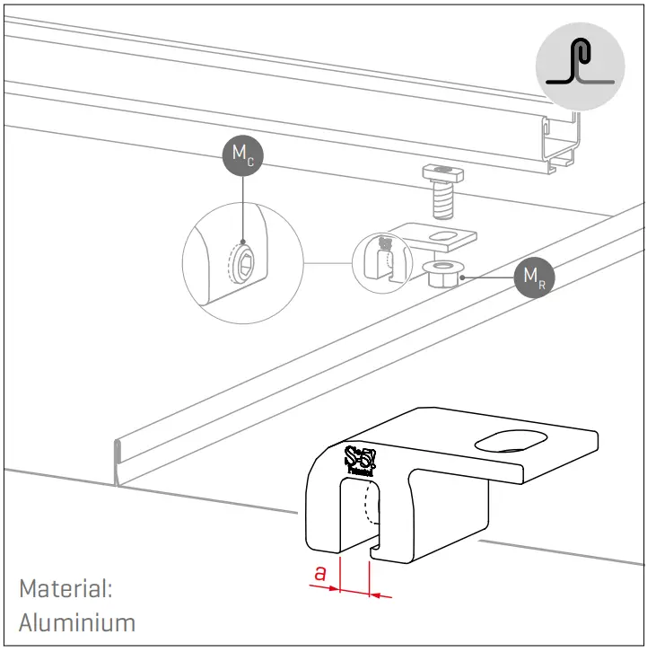 Connection Single Rail