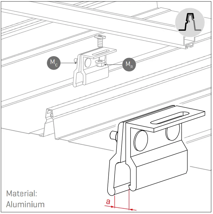Connection Single Rail