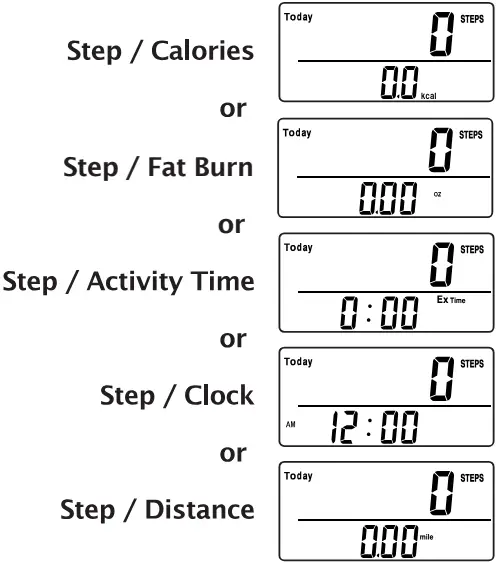 Reseting the Pedometer (warm reset)