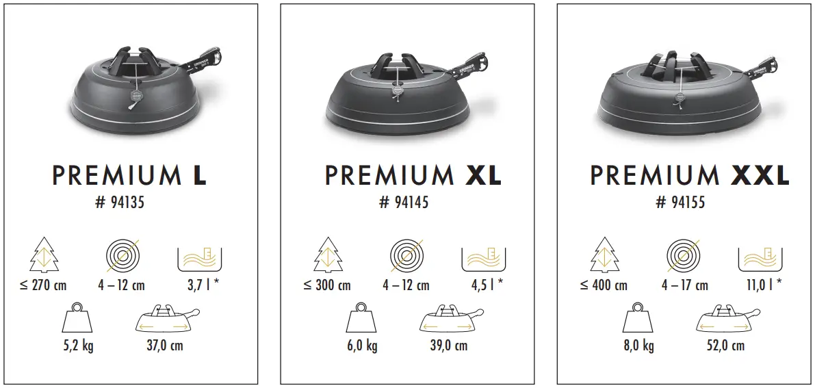 KRINNER 94135 V8 Christmas Tree Stand - fig 1