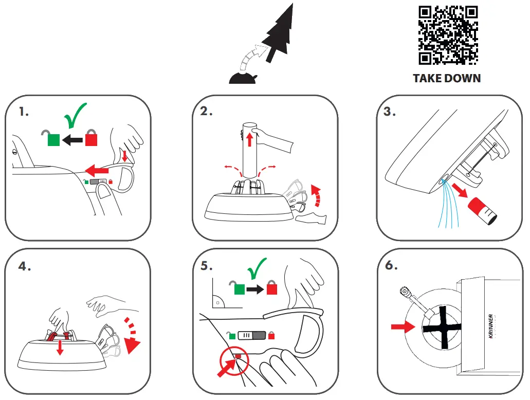 KRINNER 94135 V8 Christmas Tree Stand - fig 4