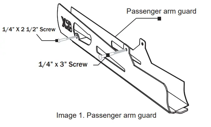 AFX MOTORSPORTS SKI102-B Trailing Arm Guard - Passenger
