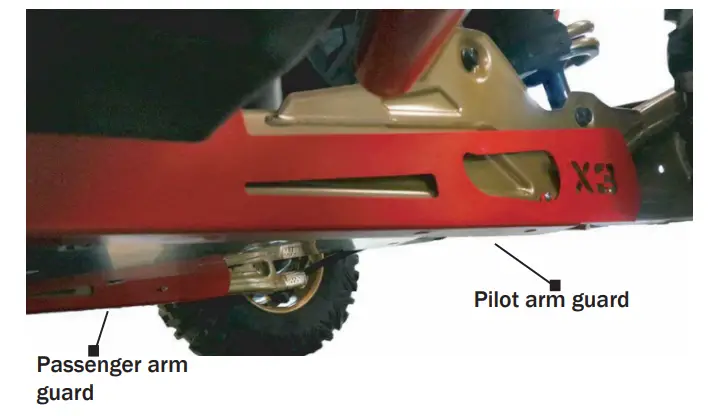 AFX MOTORSPORTS SKI102-B Trailing Arm Guard - guards