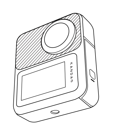 KANDAO QooCam 3 360 Waterproof Action Camera