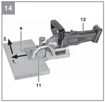 Einhell-TE-BJ-18-Li-Cordless-Biscuit-Jointer-fig 14