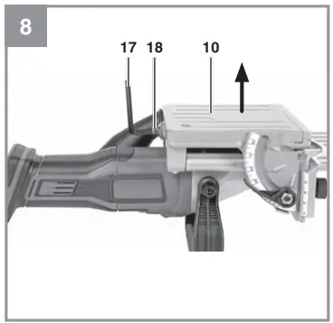 Einhell-TE-BJ-18-Li-Cordless-Biscuit-Jointer-fig 8