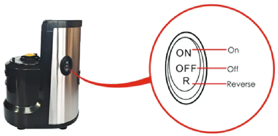 HAFELE HS-J32X Slow Juicer - POWER SWITCH