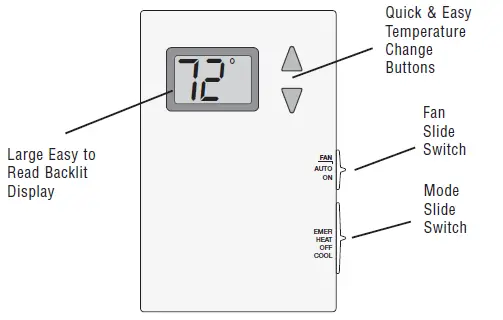 Luxpro-PSDH021Ba-NON-PROGRAMMABLE-THERMOSTAT-Installation-Manual-fig-1