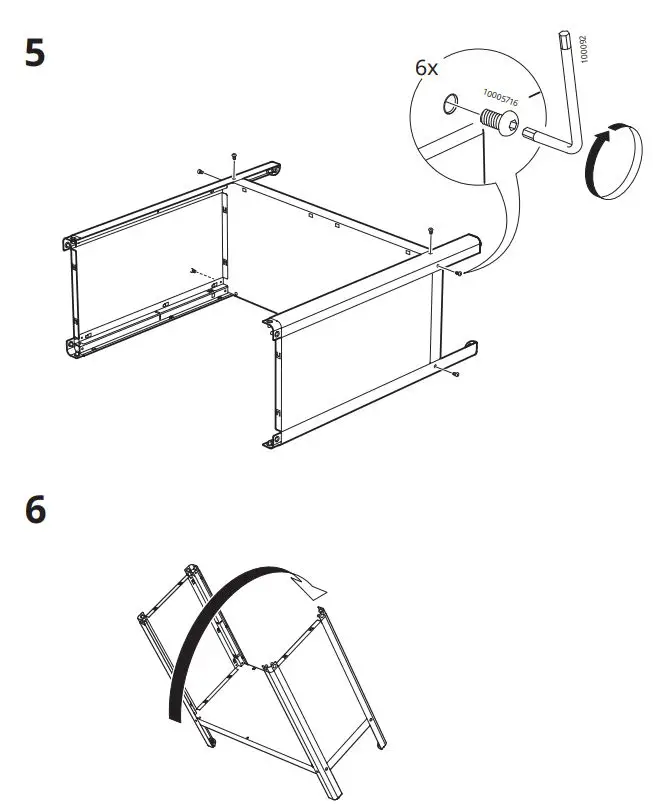 IKEA KOLBJORN Cabinet Instruction Manual - How to use 5,6