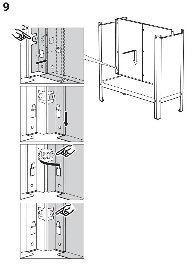 IKEA KOLBJORN Cabinet Instruction Manual - How to use 9