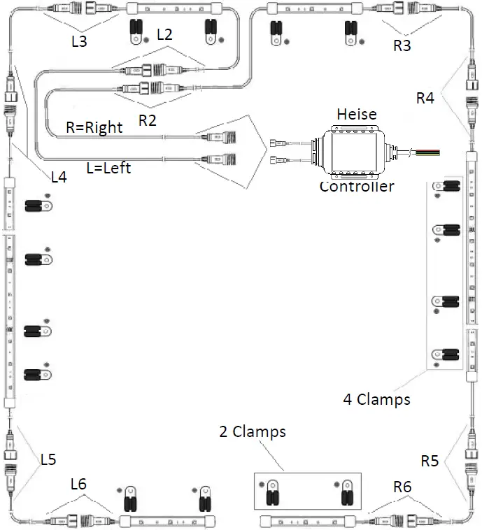 MeTra MPS-UNDG-KT1 Underglow Kit with Controller 1