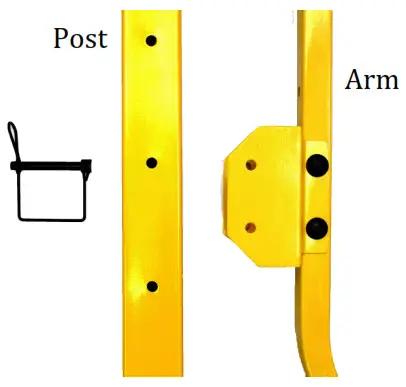 suspenz 12-2499 Big EZ Wall Rack - Attach arms