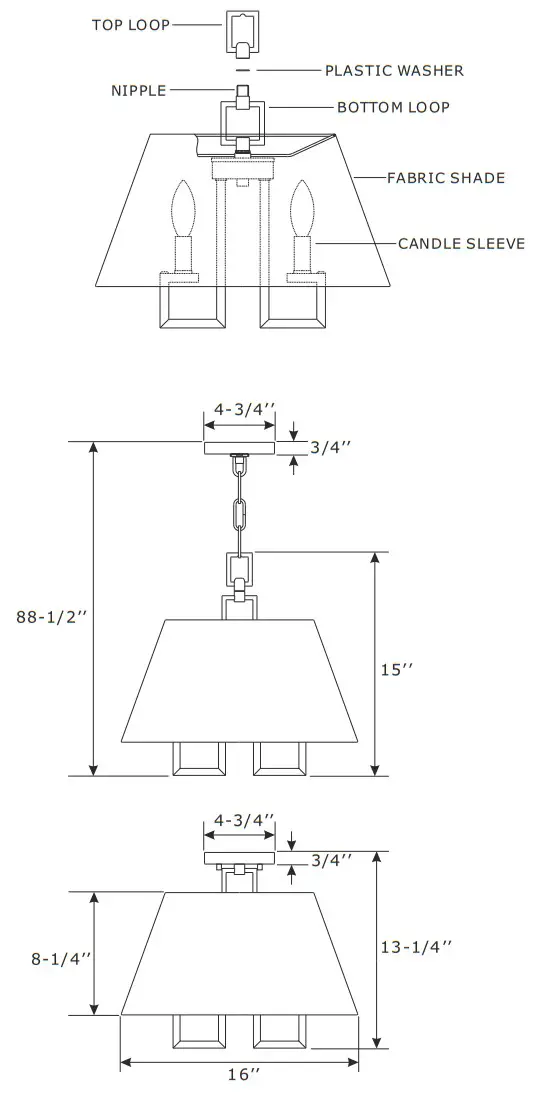 CRYSTORAMA 2255-VG Westwood Five Light Mini Chandelier