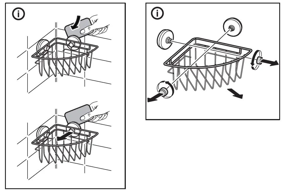 IKEA KROKF JORDEN Basket with Suction Cup-fig-6