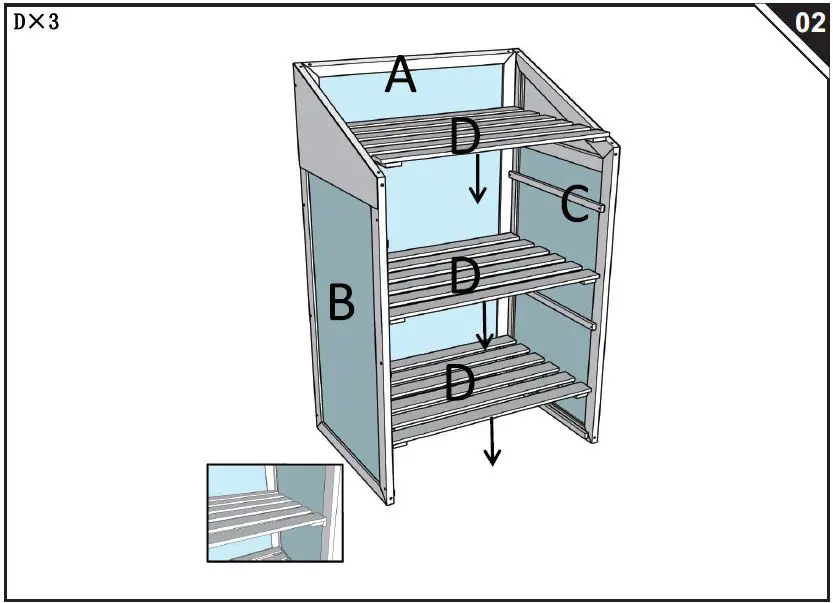 Outsunny-845-672-Wooden-Greenhouse-with-Double-Door-fig- (4)