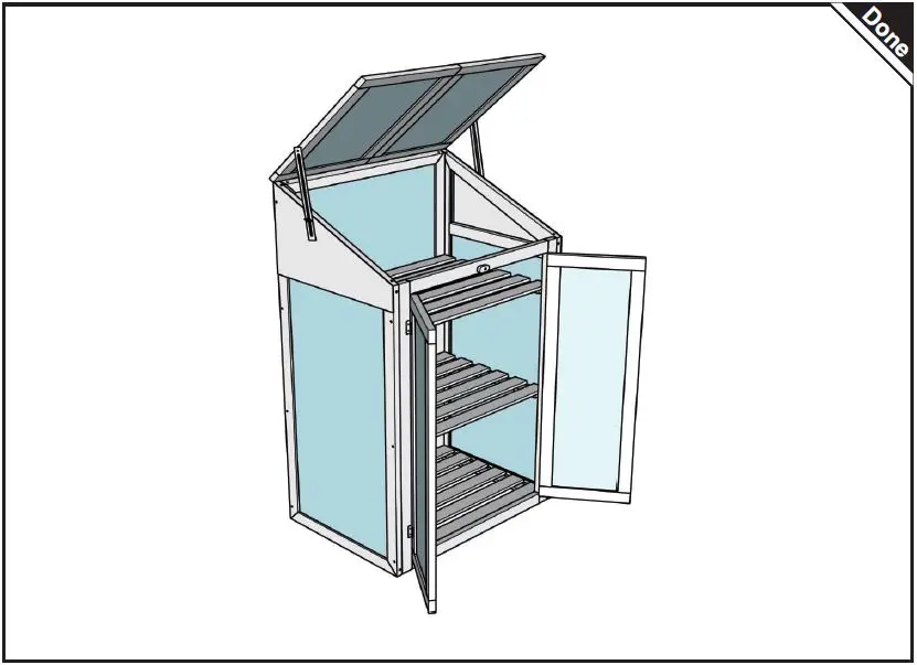 Outsunny-845-672-Wooden-Greenhouse-with-Double-Door-fig- (8)