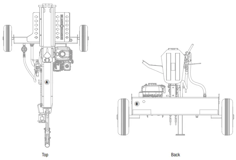 BLACK DIAMOND BD201257 28 Ton Full Beam Log Splitter - fig1