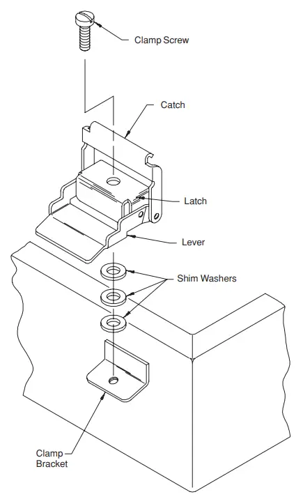 nVent HOFFMAN AL23SS Fast-Operating Junction Box Clamp - Fig 1