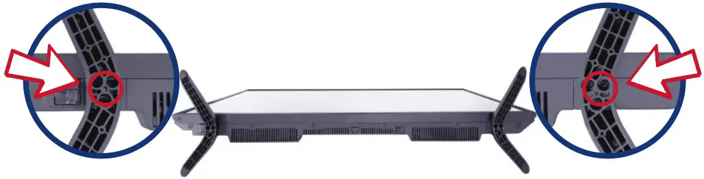 alphatronics 32 Inch TV Stand and Screw - Product Overview 1