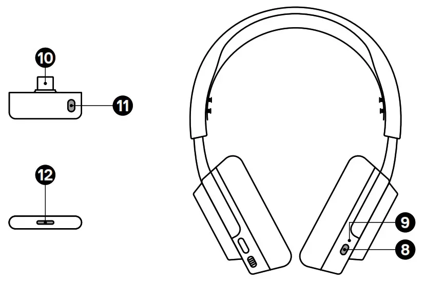 steelseries Arctis Nova 4 Wireless Headset - pairing