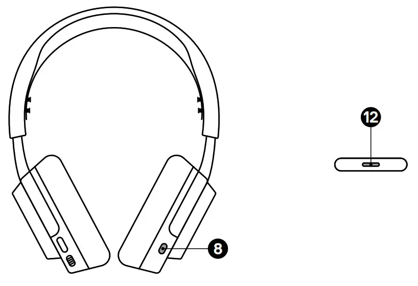 steelseries Arctis Nova 4 Wireless Headset - powered