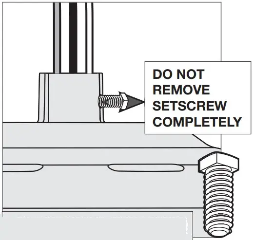 Installing the Downrod