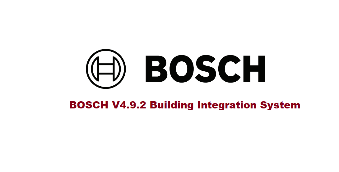 Bosch V4.9.2 Building Integration System Installation Guide