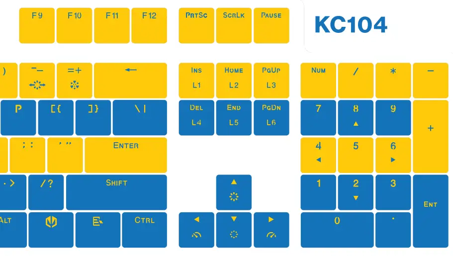 ENDORFY EY0E001 PBT Keycaps Keyboard - Mounting 2