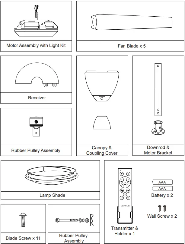 Vannus-IRIZ-5B-56-LED-Ceiling-Fan1