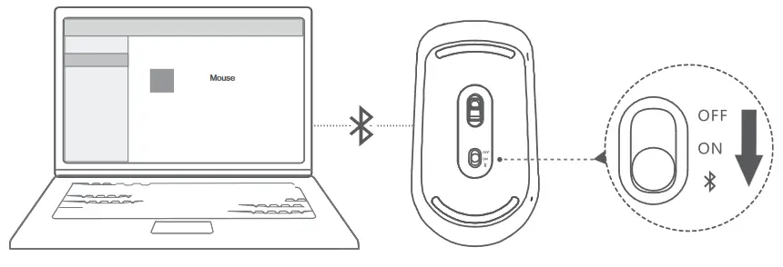 HONOR NBR WAH9 Laptop MagicBook - Bluetooth mouse with the computer