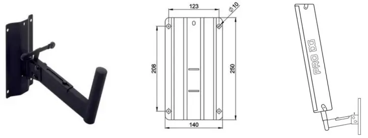 PRO DG SYSTEMS i 803 Passive Speaker - bracket