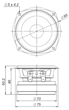 PRO DG SYSTEMS i 803 Passive Speaker - own parameters