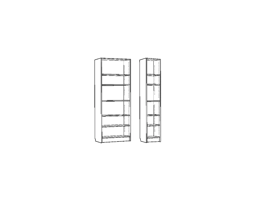 Ikea Oxberg Bookcase Instruction Manual