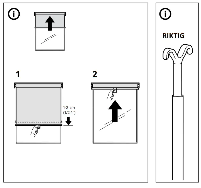 IKEA SKOGSKLÖVER Roller Blind White - Figure 10