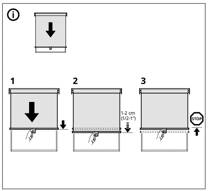 IKEA SKOGSKLÖVER Roller Blind White - Figure 9