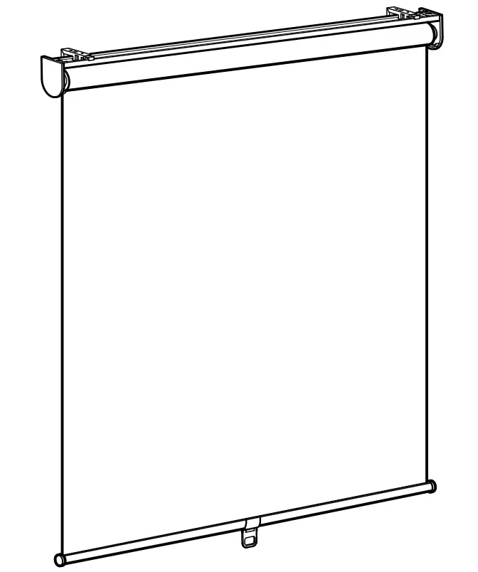 IKEA SKOGSKLÖVER Roller Blind White