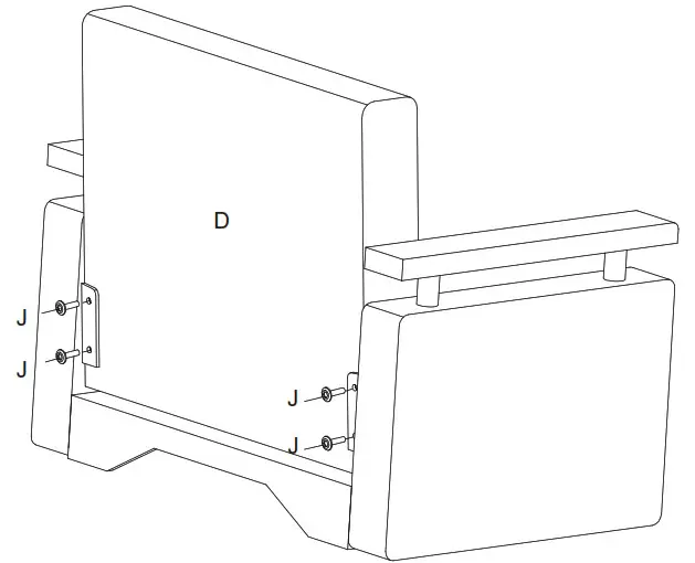 THE HOME DEPOT ZQ DAEMZV Dark Brown PU Leather Seat 360° Rolling Swivel Hair Salon Spa Equipment - PRODUCT ASSEMBLY 3