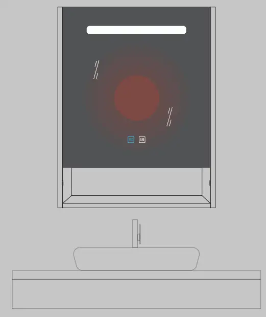 THE HOME DEPOT 21 Inch Rectangular Black Wood Surface Mount Medicine Cabinet - Fig7