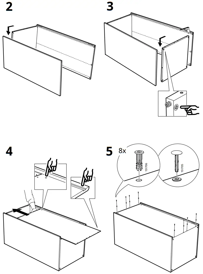 IKEA PLATSA Structure - Assembly 1
