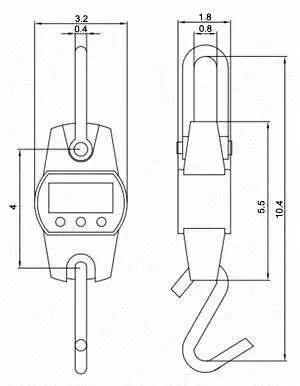 KILOTECH KHS 200 Series Mini Crane Scale - Specifications 2