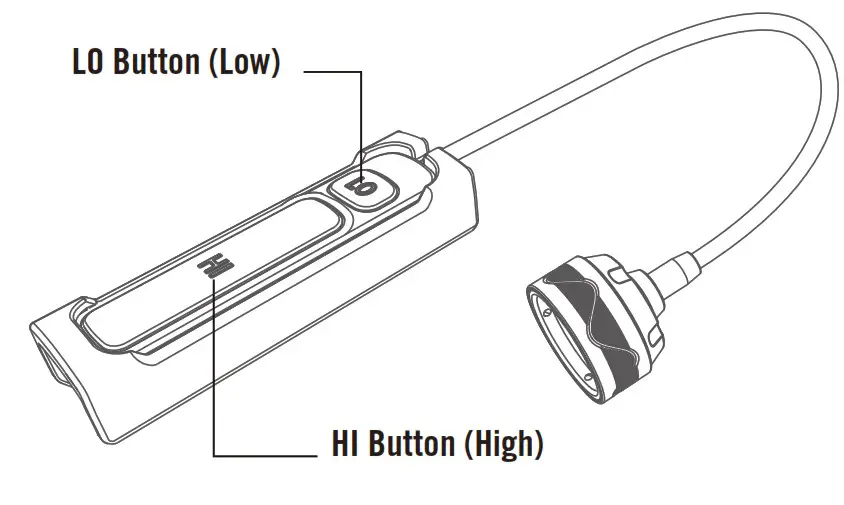 OLIGHT M-Lok Rail Mount Javelot Tac - Button