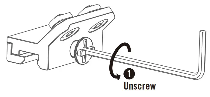 OLIGHT M-Lok Rail Mount Javelot Tac - Unscrew1