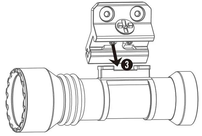OLIGHT M-Lok Rail Mount Javelot Tac - screws