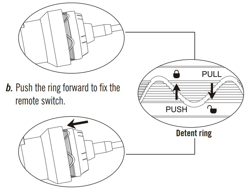 OLIGHT M-Lok Rail Mount Javelot Tac - switch