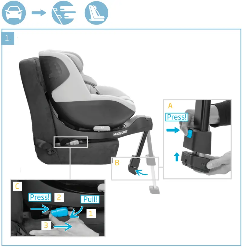 MAXI COSI Mica Pro Eco i Size 360 Degree Rotative Car Seat - Figure 1