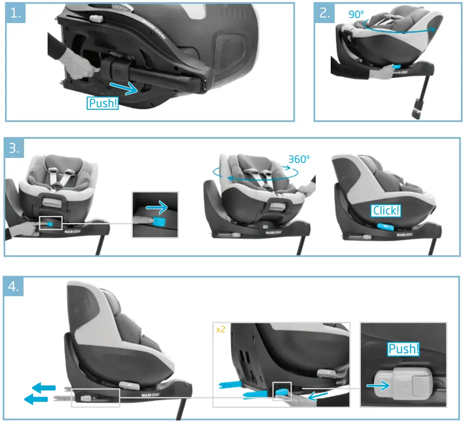 MAXI COSI Mica Pro Eco i Size 360 Degree Rotative Car Seat - Figure 1