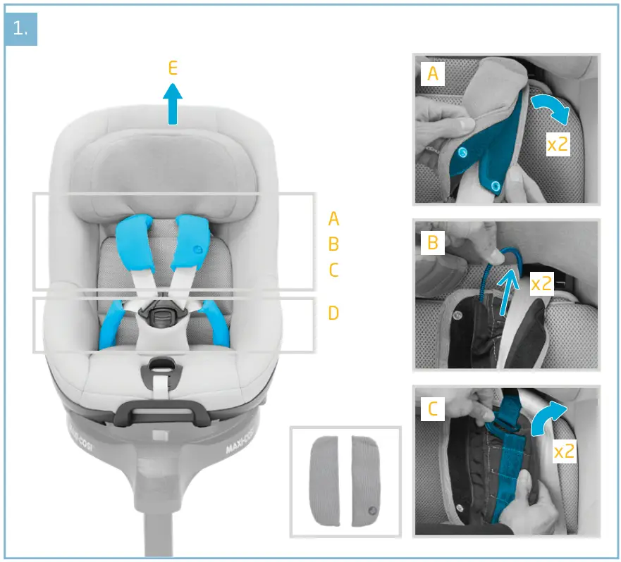 MAXI COSI Mica Pro Eco i Size 360 Degree Rotative Car Seat - Figure 1