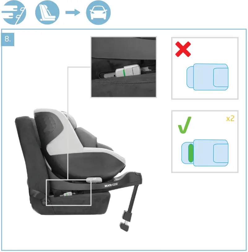 MAXI COSI Mica Pro Eco i Size 360 Degree Rotative Car Seat - Figure 1