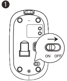 Shenzhen Dwason Technology Co Ltd KB220 Wireless Backlit Keyboard and Mouse - Bluetooth Connection Mode of the Mouse 1