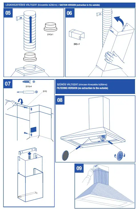 cata V-5000 Stainless Steel Hood - fig 6